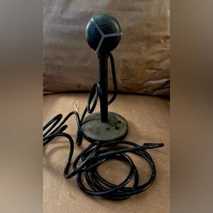 Vintage/Antique Western Electric 633A Saltshaker Microphone w/Stand, orig finish